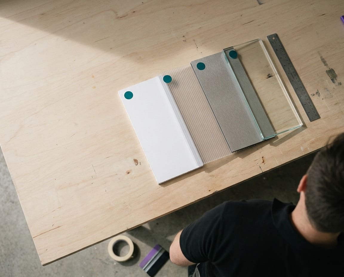 Foamex, Correx, Dibond or acrylic: which board?