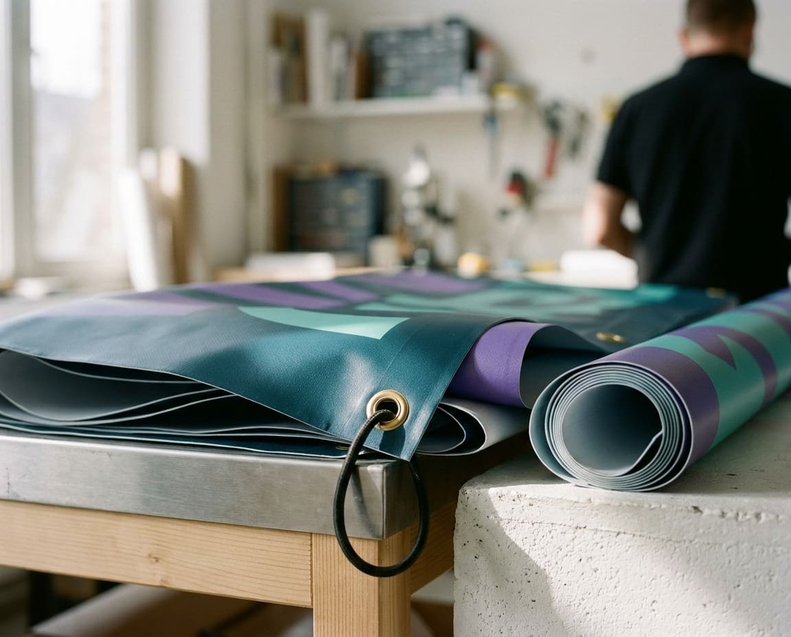 PVC banners: sizes, finishes and fixings explained